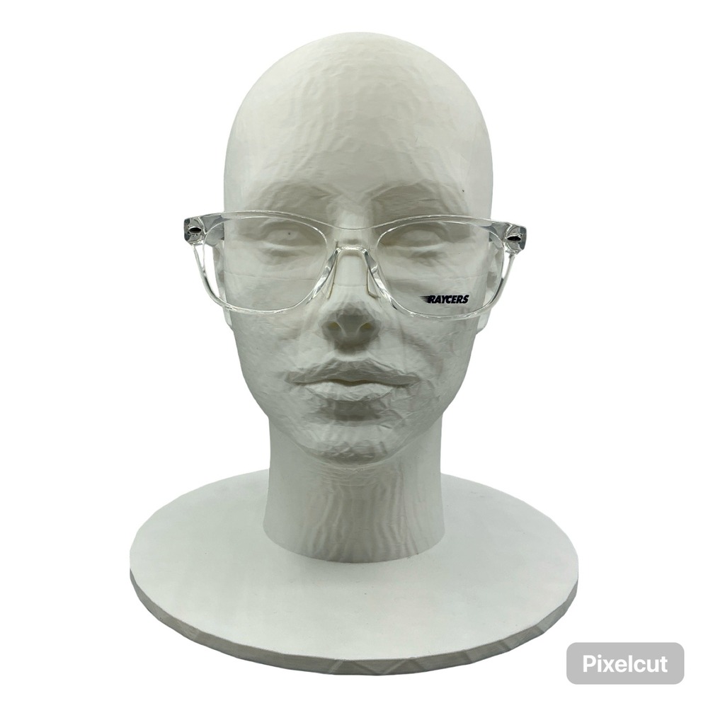 Raycers Kids KB-20214 Crystal Clear Square Eyeglass Frames 48-17-130 NEW